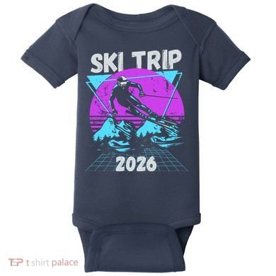 Retro Sky Trip 2026 Baby Bodysuit