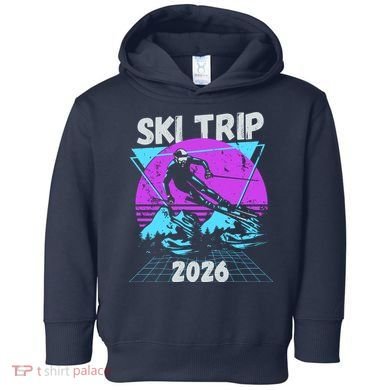 Retro Sky Trip 2026 Toddler Hoodie