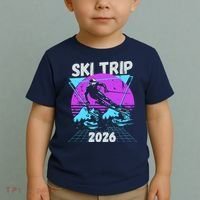 Retro Sky Trip 2026 Toddler T-Shirt thumb 2