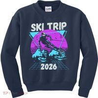 Retro Sky Trip 2026 Kids Sweatshirt thumb 0