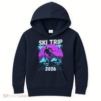Retro Sky Trip 2026 Kids Hoodie thumb 0