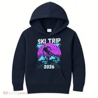 Retro Sky Trip 2026 Kids Hoodie thumb 0