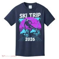Retro Sky Trip 2026 Kids T-Shirt thumb 0