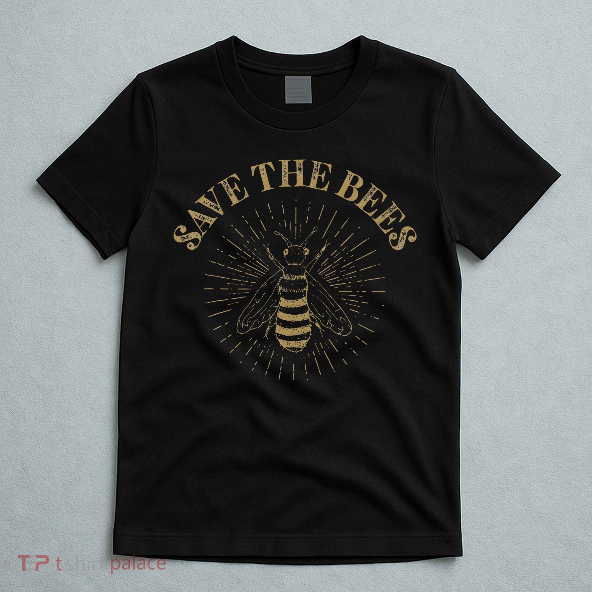 Retro Save the Bees Apiary Bee Beekeeper Earth Day T-Shirt