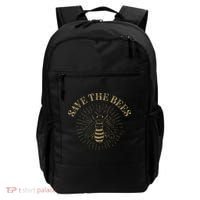 Retro Save the Bees Apiary Bee Beekeeper Earth Day Backpack thumb 0