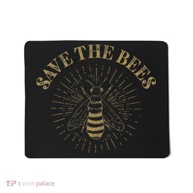 Retro Save the Bees Apiary Bee Beekeeper Earth Day Mousepad