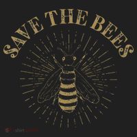 Retro Save the Bees Apiary Bee Beekeeper Earth Day Hat thumb 2