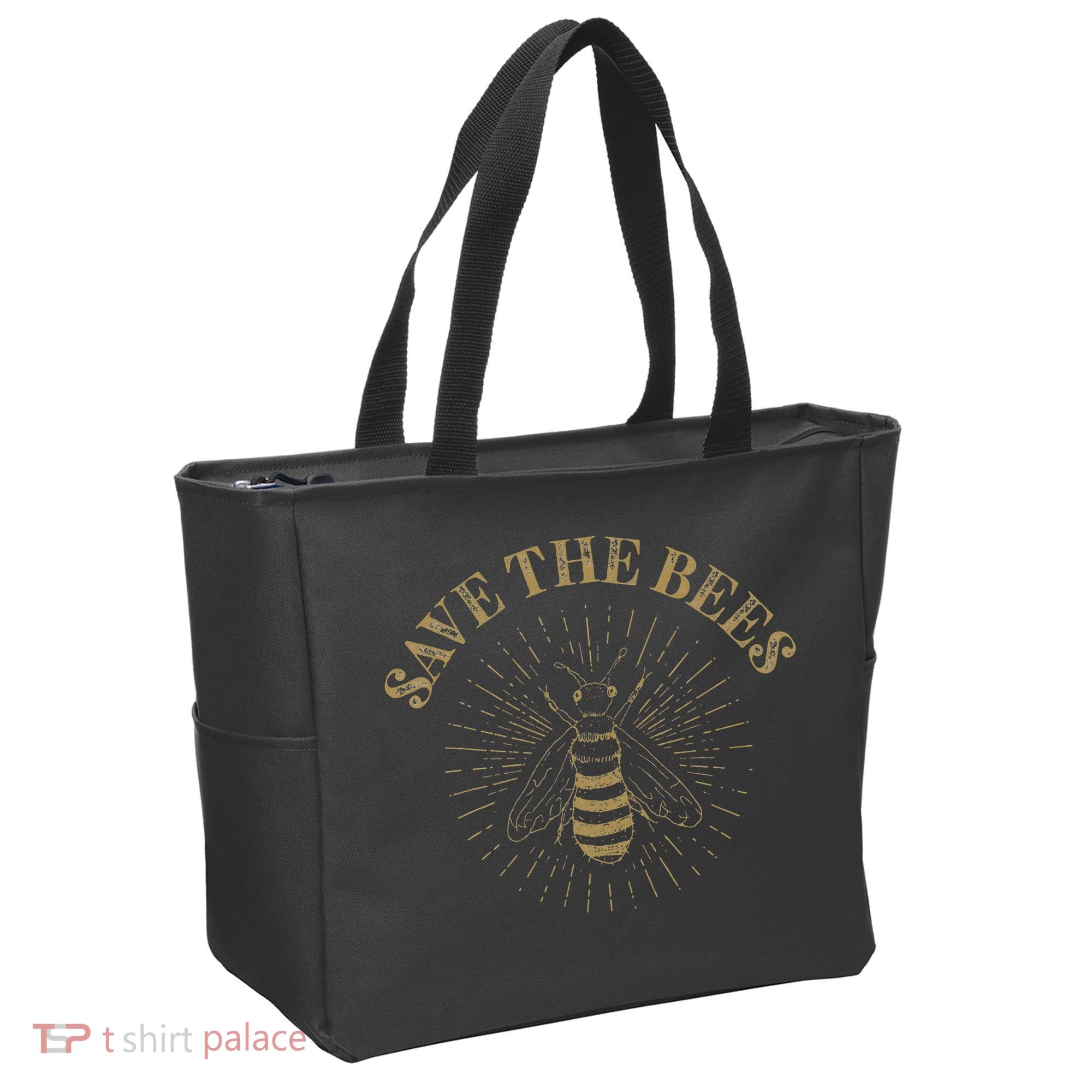 Retro Save the Bees Apiary Bee Beekeeper Earth Day Tote Bag