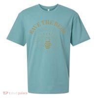 Retro Save the Bees Apiary Bee Beekeeper Earth Day Sueded Cloud Jersey T-Shirt thumb 0