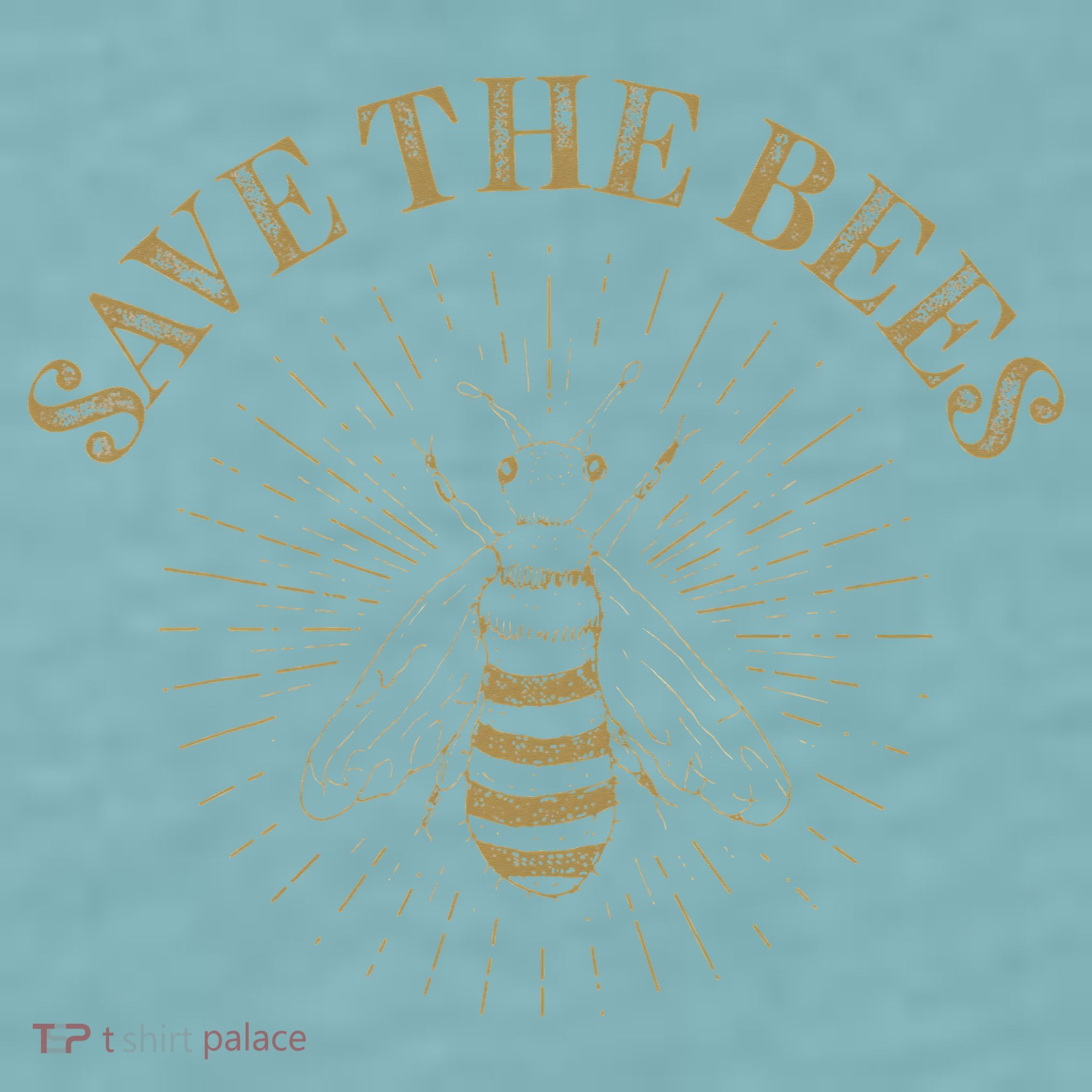 Retro Save the Bees Apiary Bee Beekeeper Earth Day Sueded Cloud Jersey T-Shirt