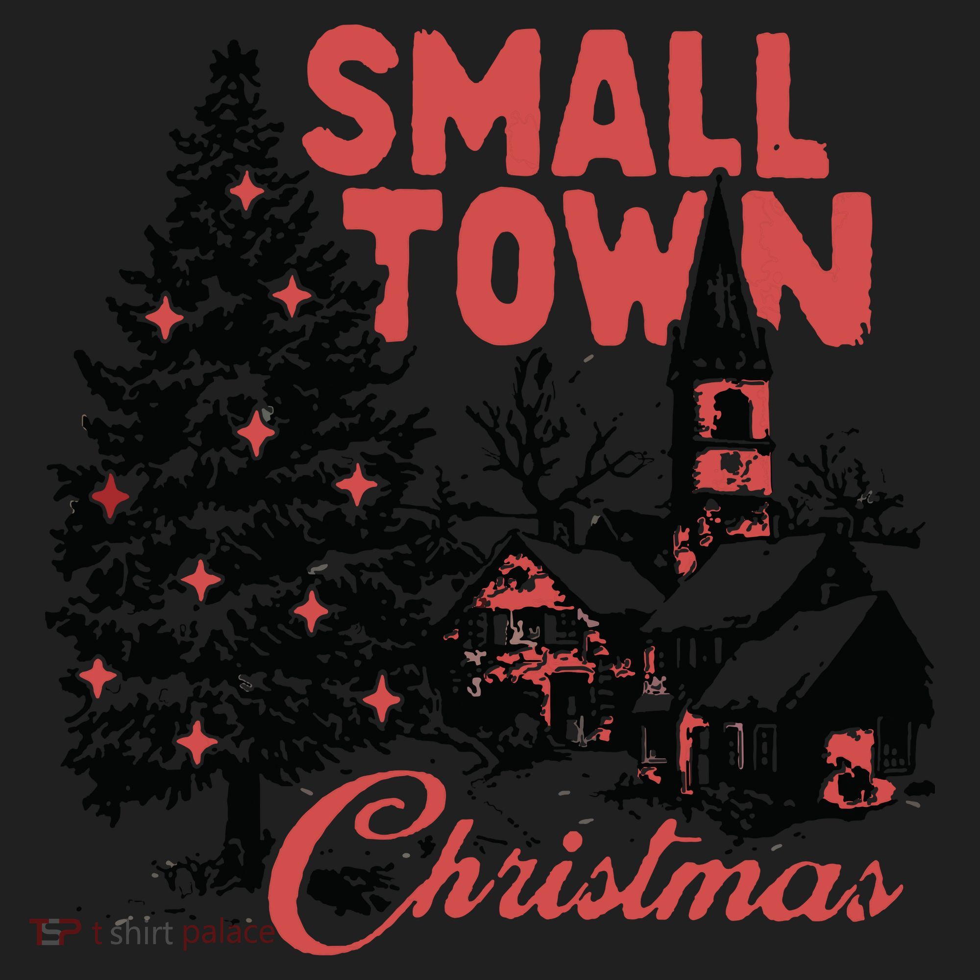 Retro Small Town Christmas Women's Sweatshirt