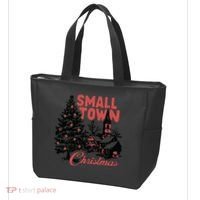 Retro Small Town Christmas Tote Bag thumb 3