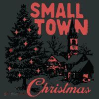 Retro Small Town Christmas Infant Baby Jersey Bodysuit thumb 2