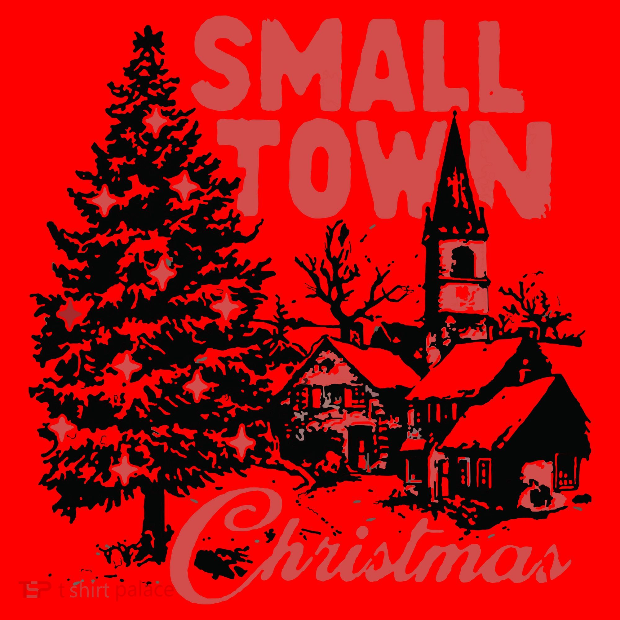 Retro Small Town Christmas Santa Hat