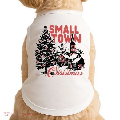 Retro Small Town Christmas Doggie Tank