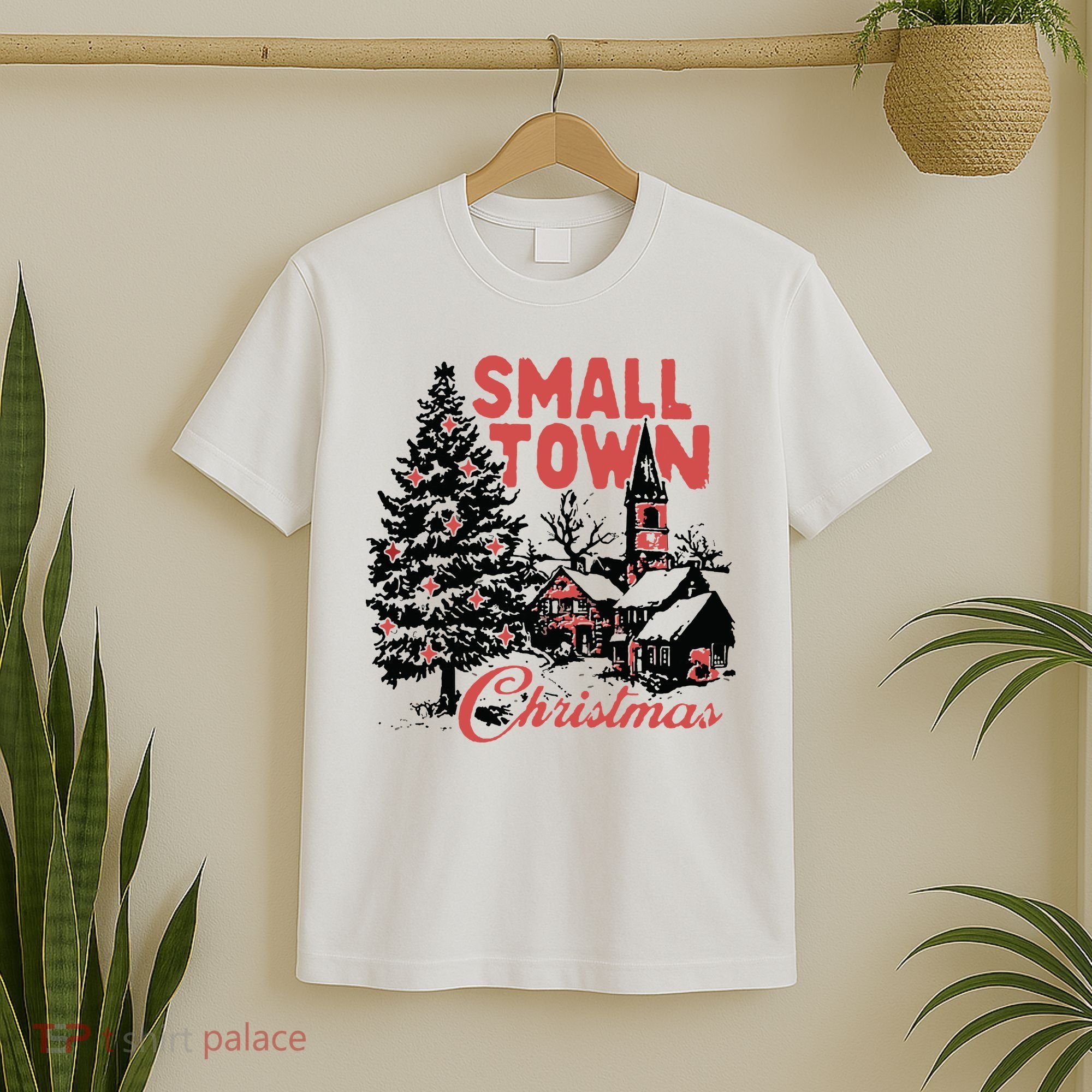 Retro Small Town Christmas T-Shirt
