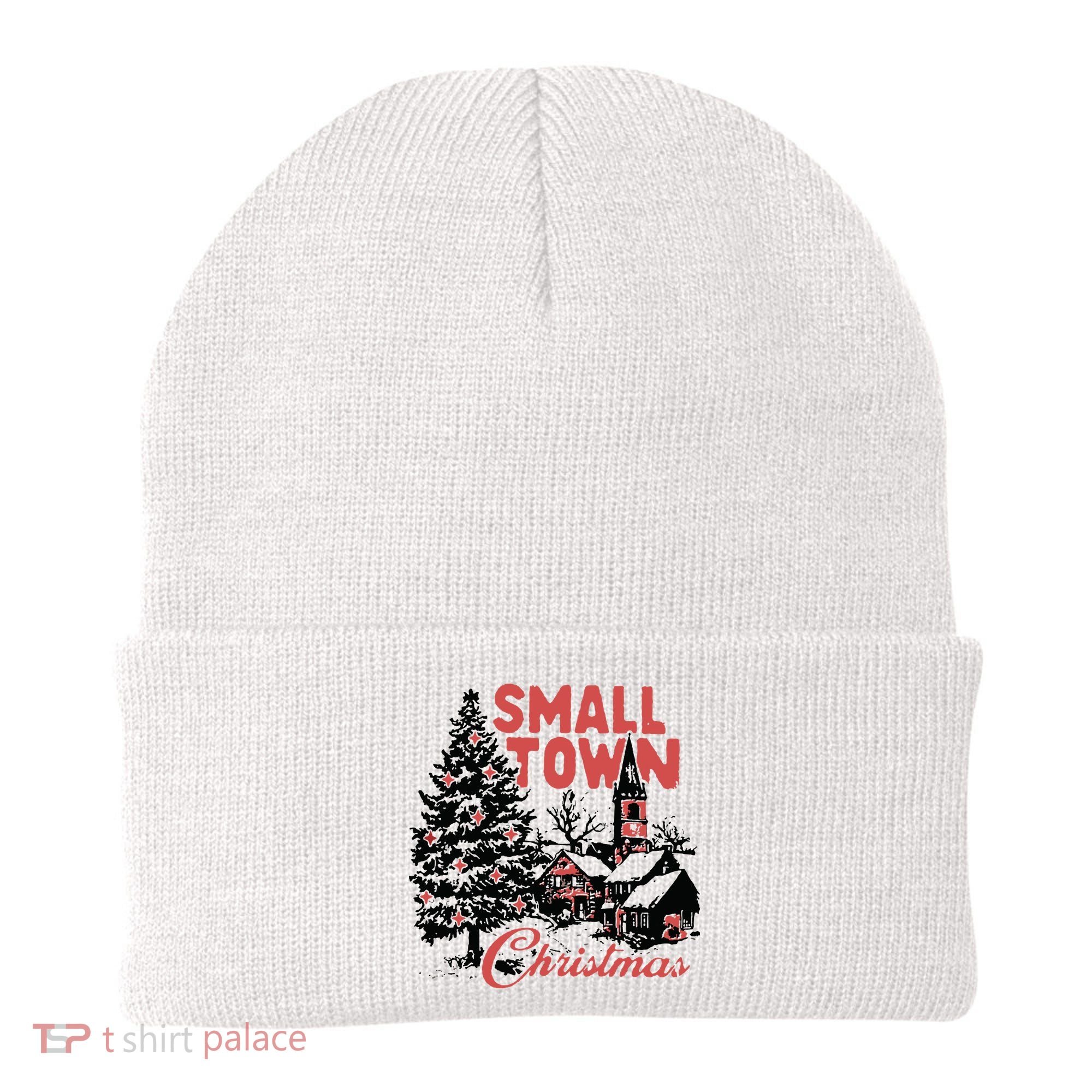 Retro Small Town Christmas Beanie