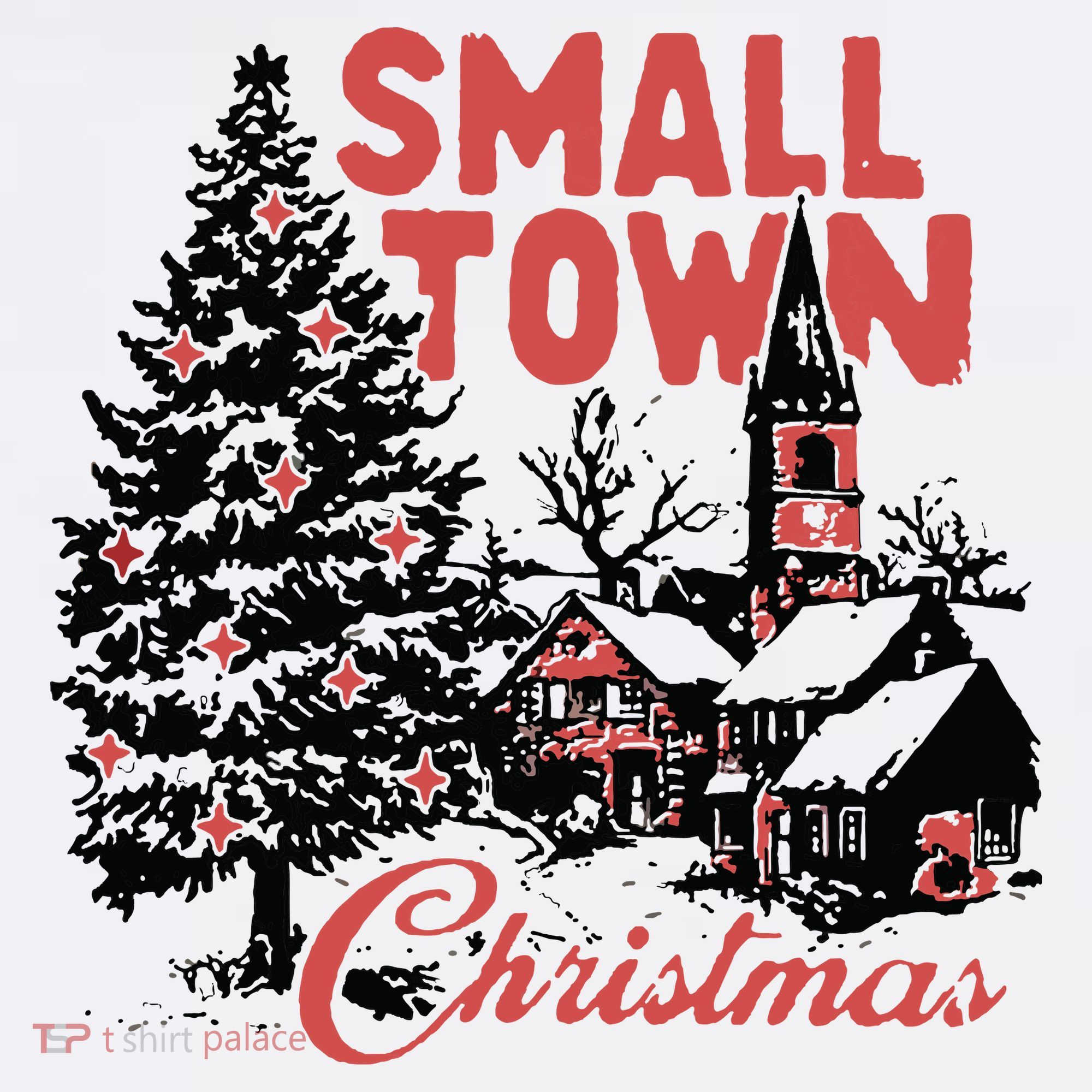 Retro Small Town Christmas Beanie