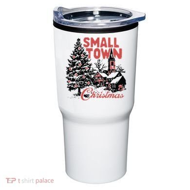 Retro Small Town Christmas Tumbler