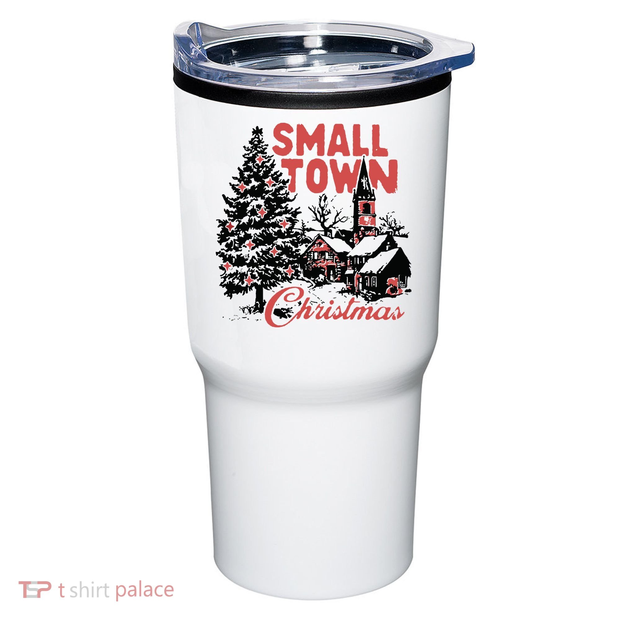 Retro Small Town Christmas Tumbler