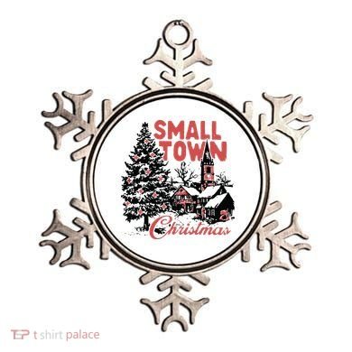Retro Small Town Christmas Ornament