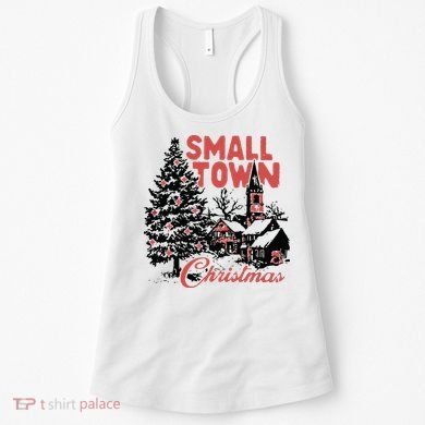 Retro Small Town Christmas Women's Tank Top