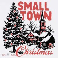 Retro Small Town Christmas Baby Bodysuit thumb 2