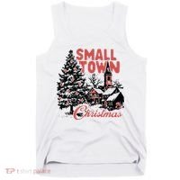 Retro Small Town Christmas Tank Top thumb 0