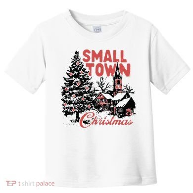 Retro Small Town Christmas Toddler T-Shirt