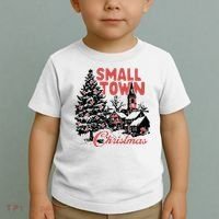 Retro Small Town Christmas Toddler T-Shirt thumb 2