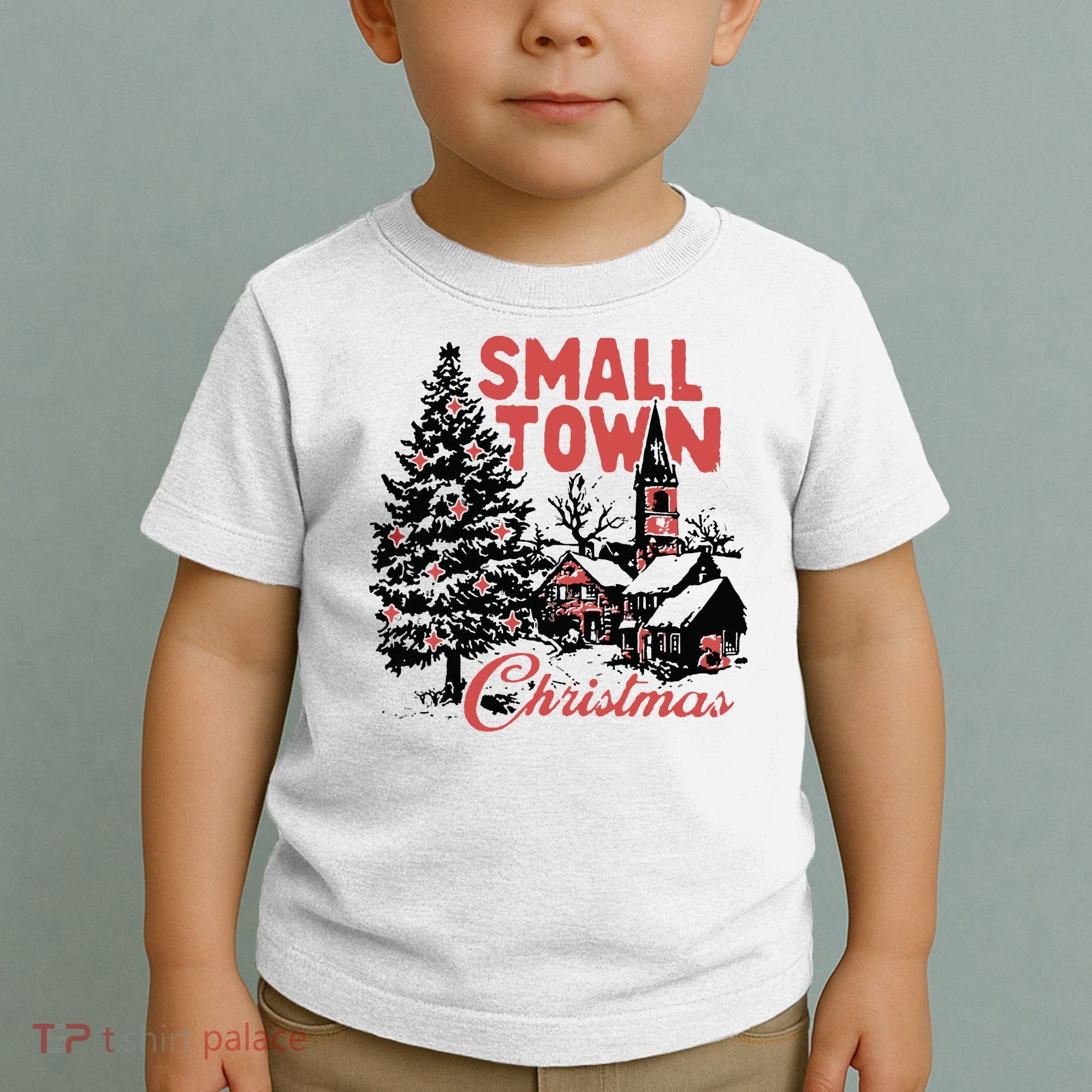 Retro Small Town Christmas Toddler T-Shirt
