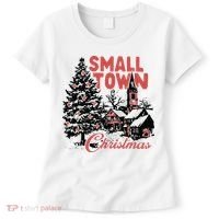 Retro Small Town Christmas Women's T-Shirt thumb 0