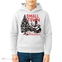 Retro Small Town Christmas Kids Hoodie thumb 4