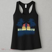 Retro Sunset Tropical Vacation Women's Tank Top thumb 3