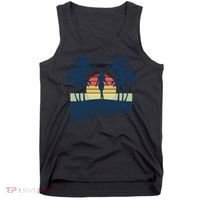 Retro Sunset Tropical Vacation Tank Top thumb 0
