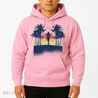Retro Sunset Tropical Vacation Hoodie thumb 2