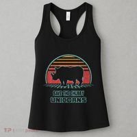 Rhino Save The Chubby Unicorns Retro 80s Style Funny Women's Tank Top thumb 3