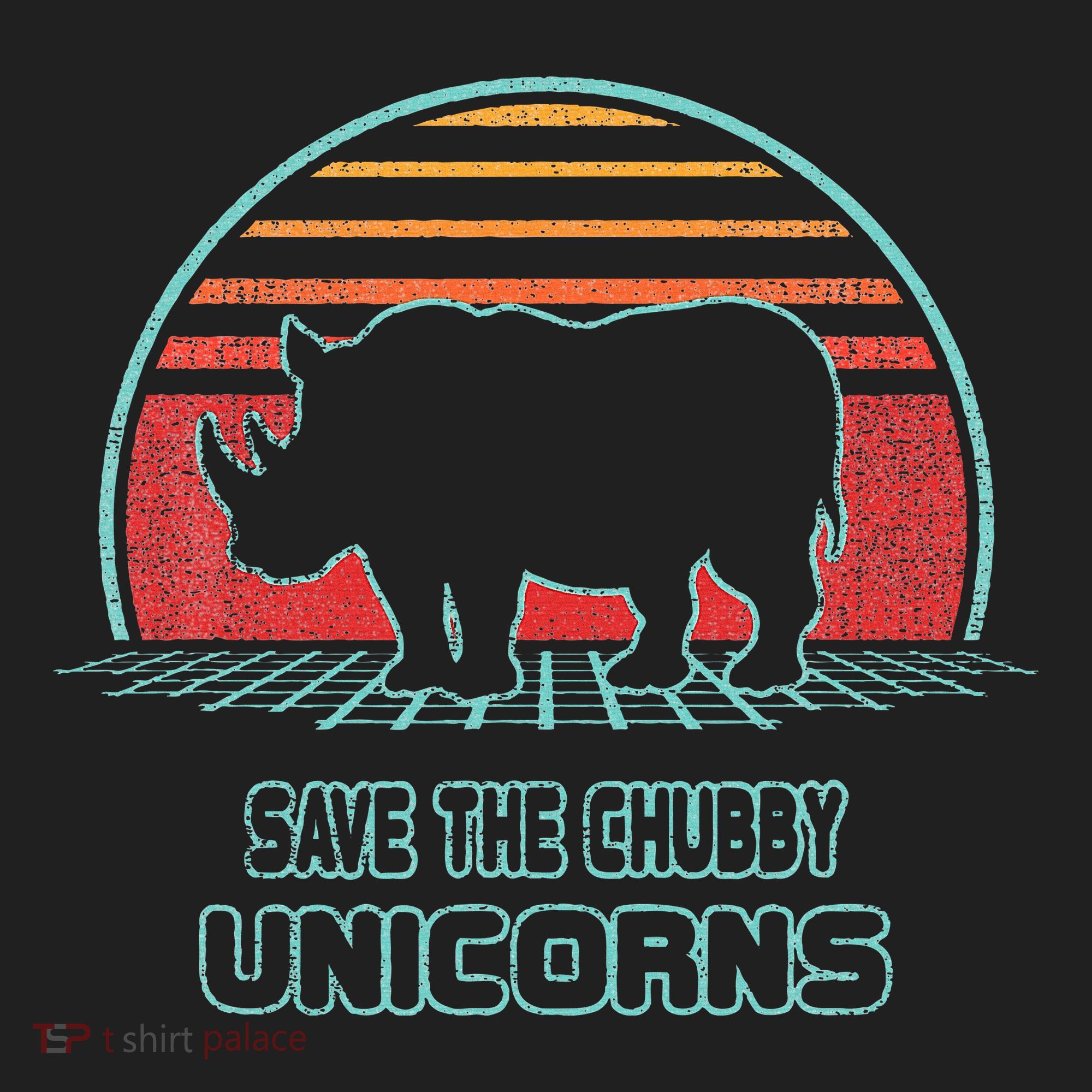 Rhino Save The Chubby Unicorns Retro 80s Style Funny Hat