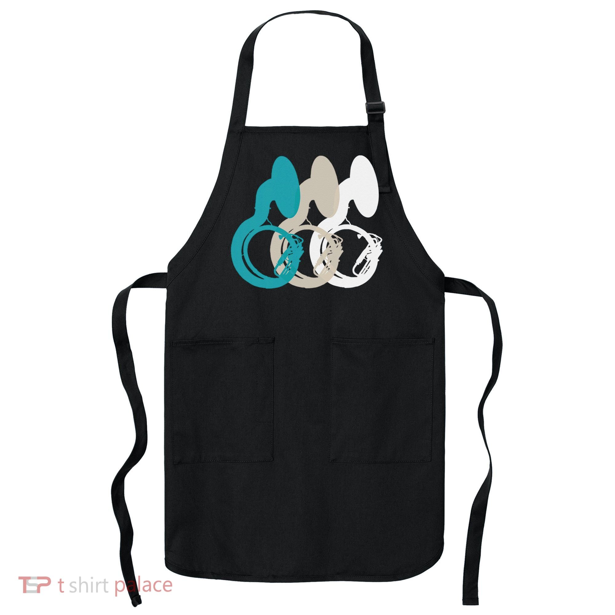 Retro Sousaphone Tuba Music Brass Band Gift Apron