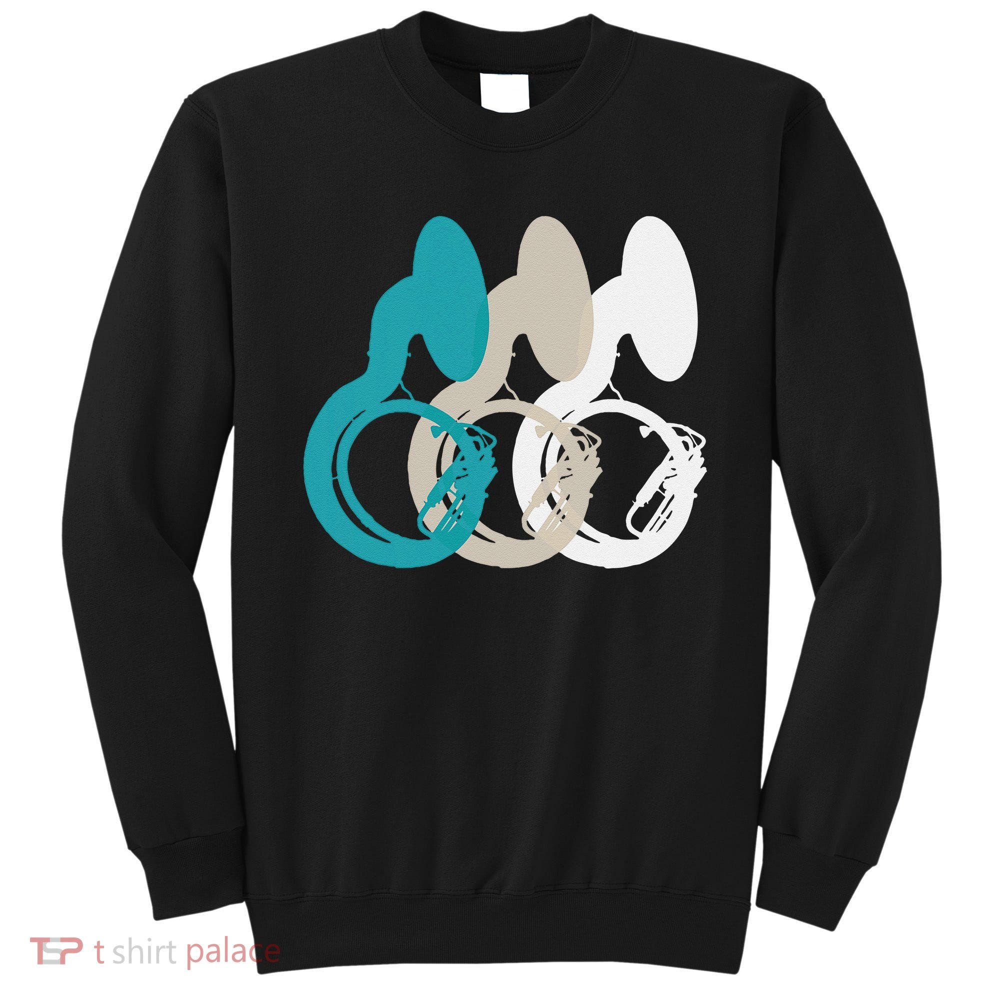 Retro Sousaphone Tuba Music Brass Band Gift Sweatshirt