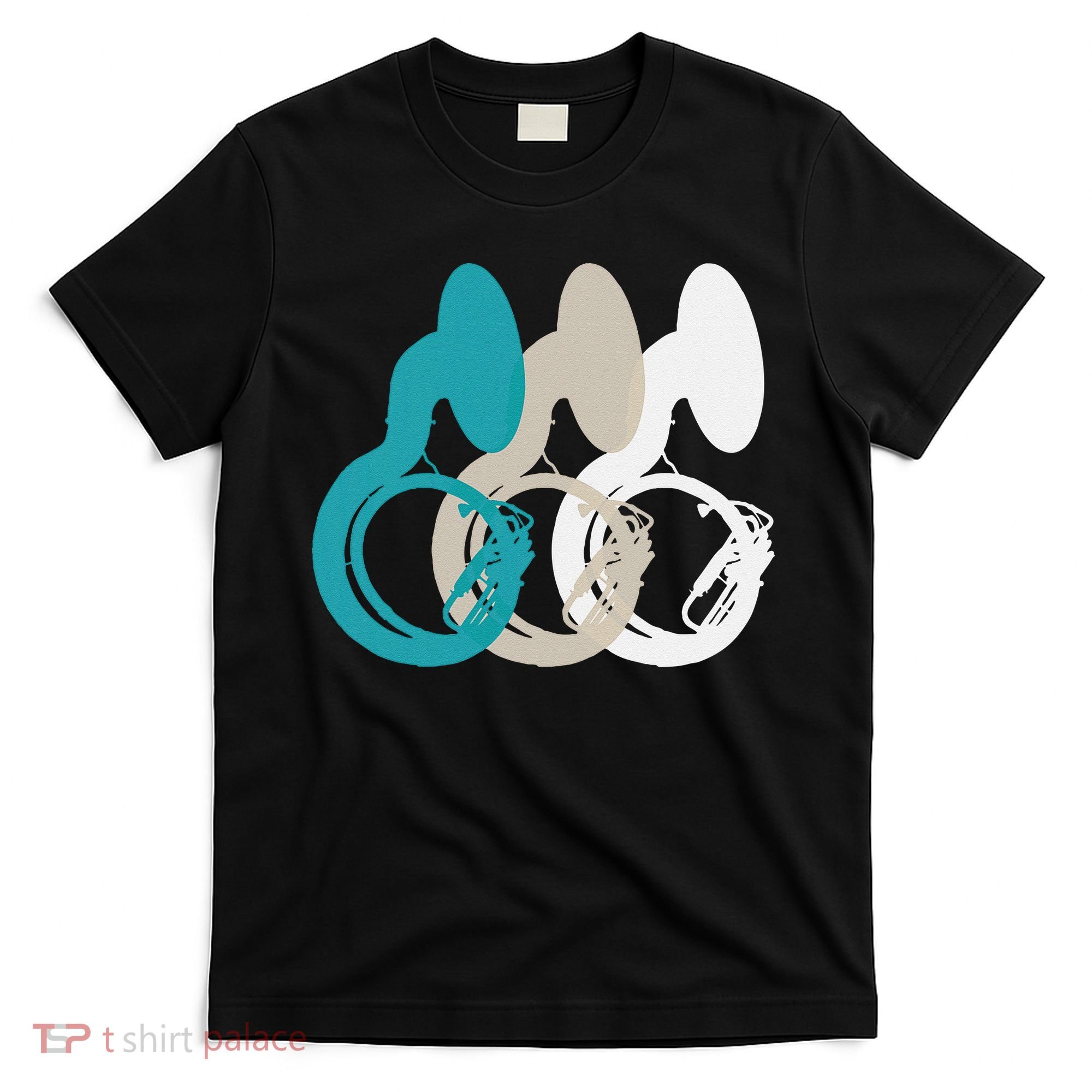 Retro Sousaphone Tuba Music Brass Band Gift T-Shirt
