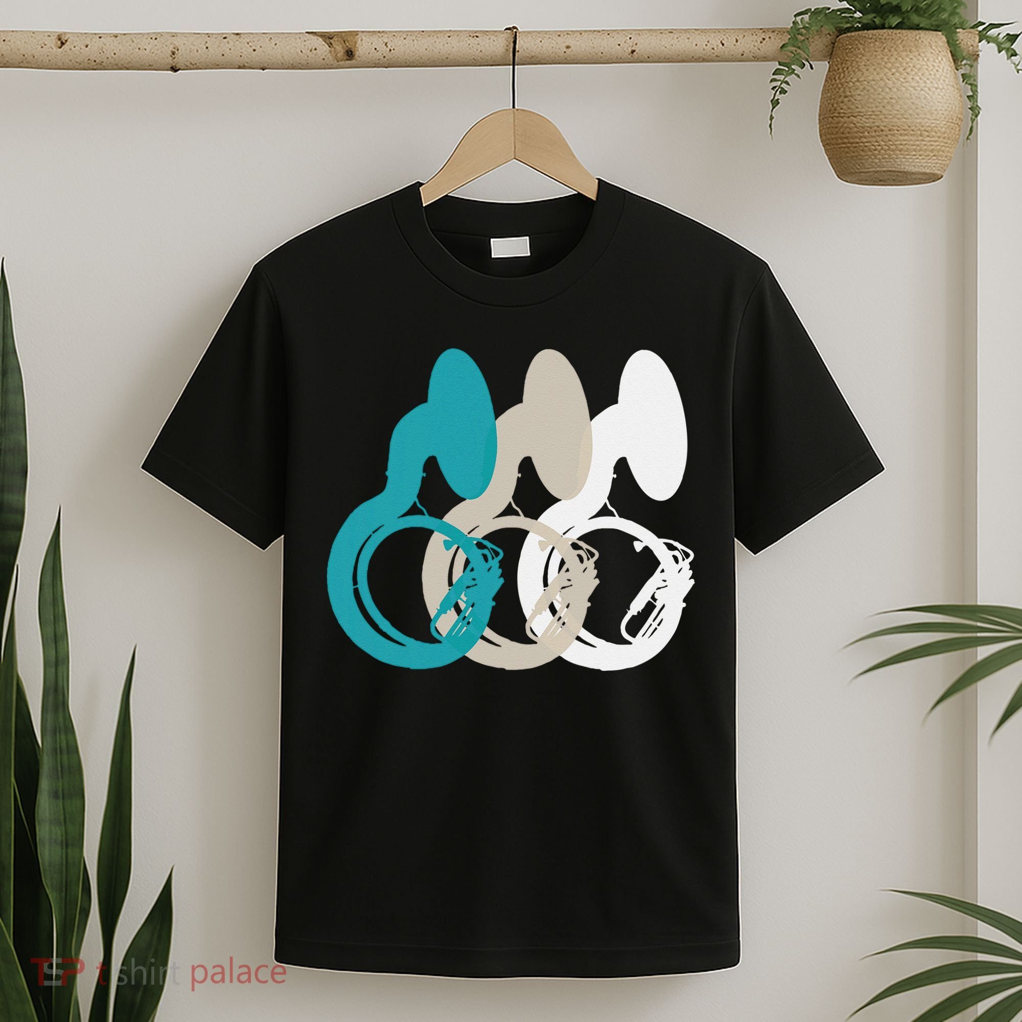 Retro Sousaphone Tuba Music Brass Band Gift T-Shirt