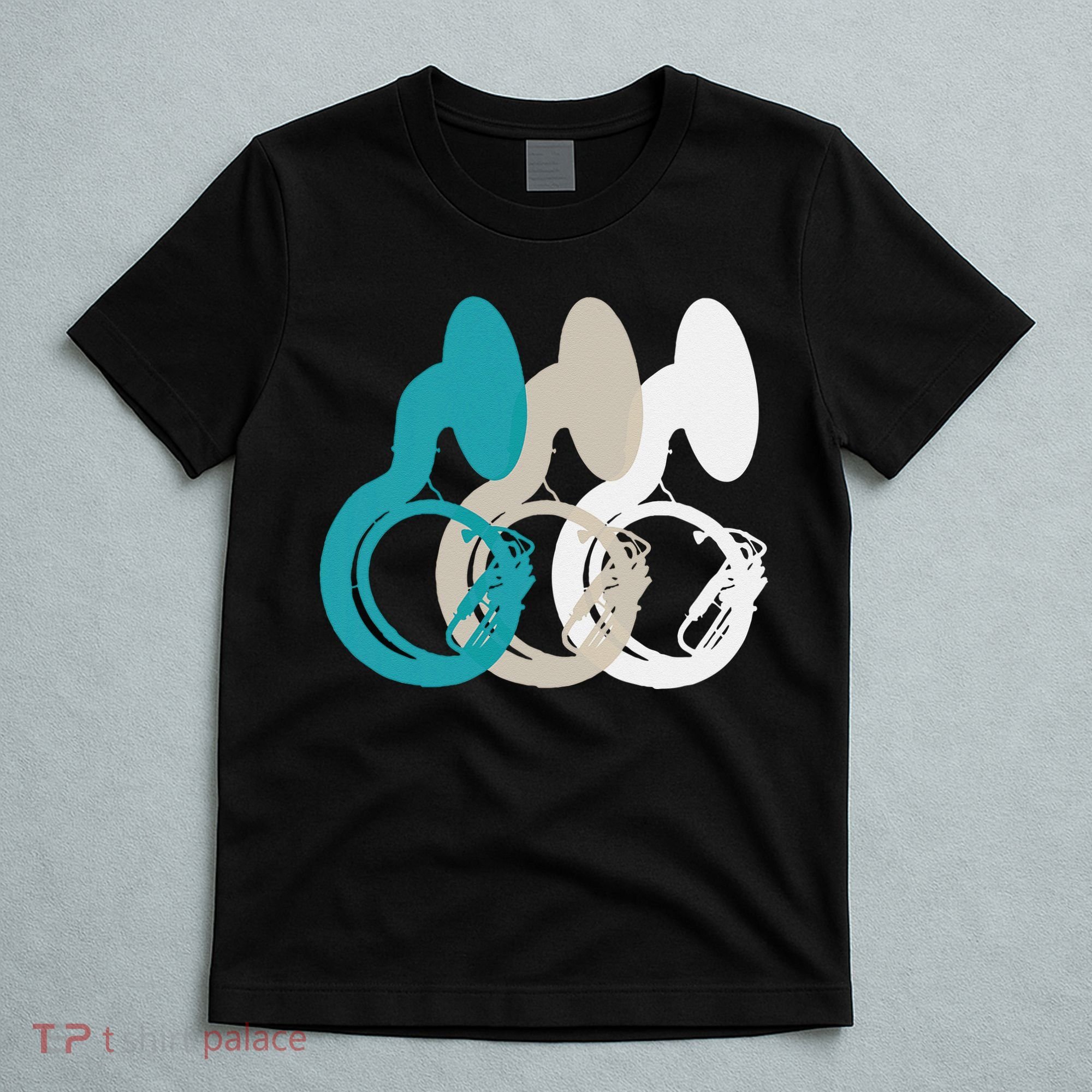 Retro Sousaphone Tuba Music Brass Band Gift T-Shirt