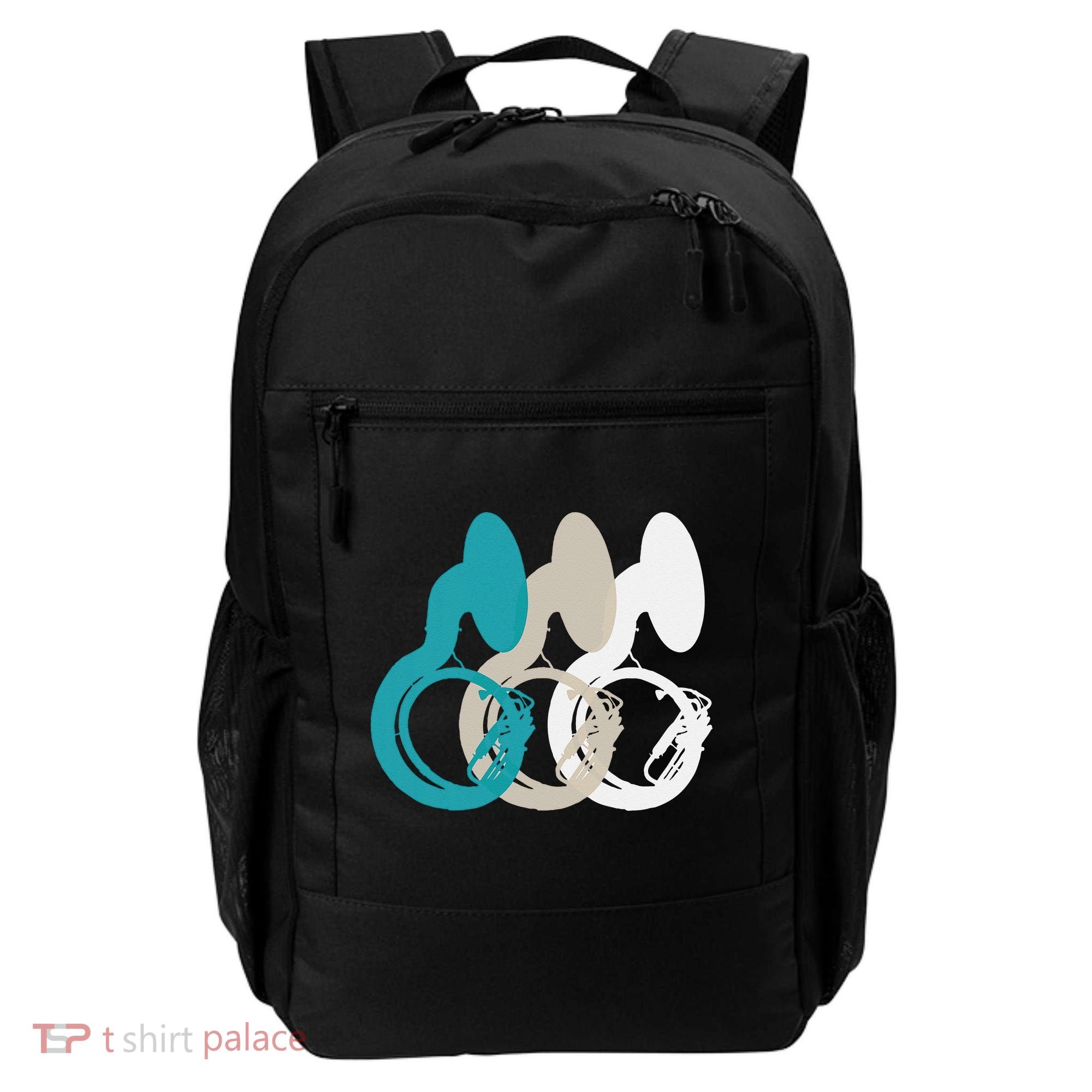 Retro Sousaphone Tuba Music Brass Band Gift Backpack