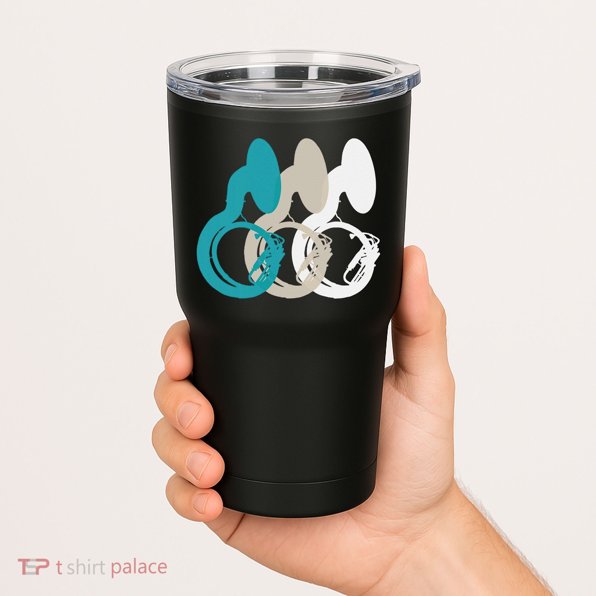 Retro Sousaphone Tuba Music Brass Band Gift Tumbler