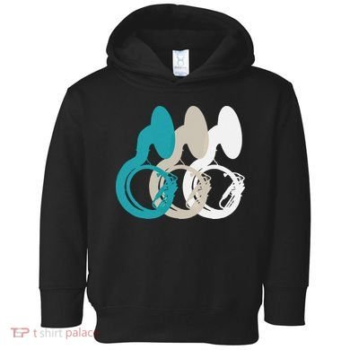 Retro Sousaphone Tuba Music Brass Band Gift Toddler Hoodie