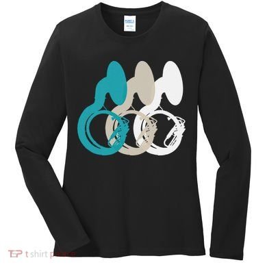 Retro Sousaphone Tuba Music Brass Band Gift Women's Long Sleeve Shirt