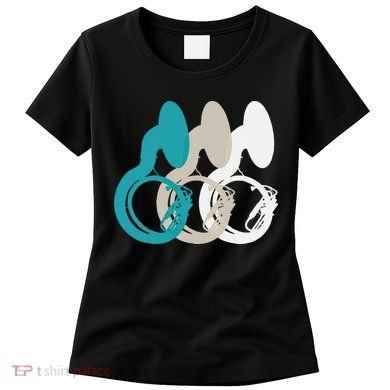 Retro Sousaphone Tuba Music Brass Band Gift Women's T-Shirt