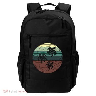 Retro Sea Turtle Backpack