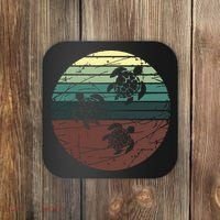 Retro Sea Turtle Coaster thumb 0
